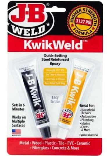 Jb Weld Kwik Weld - Çiftli Güçlü Hızlı Yapıştırıcı