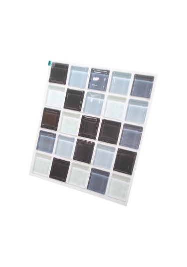 Yaleker Pvc 3d Mozaik Duvar Sticker, Otomatik Yapışkan, Dekoratif, Kolay Kurulum, Dayanıklı, Banyo/mutfak Uygun Diğer