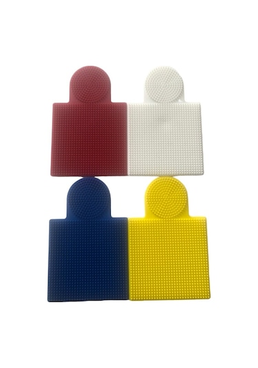 Ütü ile Yapışan Boncuk Kalıp Tezgahı - Boncuk Dizme Kalıbı 4 Adet