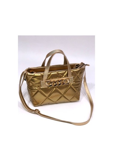 Sentt Orta Boy Rugan Zincirli Çanta