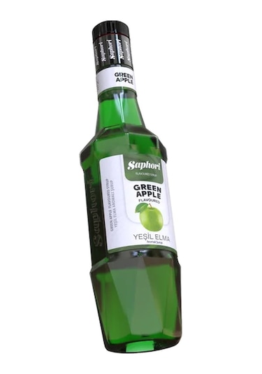Saphori Yeşil Elma Aromalı Kokteyl Şurubu 700 Ml
