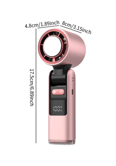 Suntek Elde Taşınan Kişisel Turbo Fan Hafif Çok Yönlü Pembe