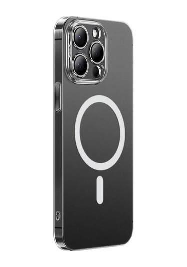 iPhone Uyumlu 15 Pro Kılıf Magsafe Şarj Özellikli Toz Önleyici Redclick Helo Kapak