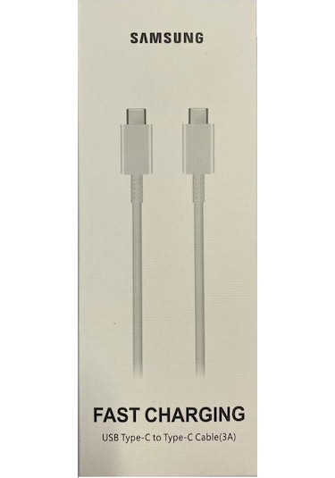 Samsung Uyumlu Usb Type C To Type C Hızlı 3a Şarj Ve Data Kablosu