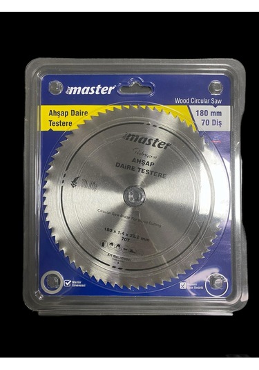 Master Ahşap Daire Testere 180mm 70 Diş