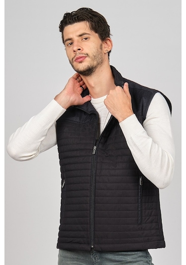 Daynax Erkek Içi Kürklü Cep Detaylı Yelek 492908 Lacivert Lacivert