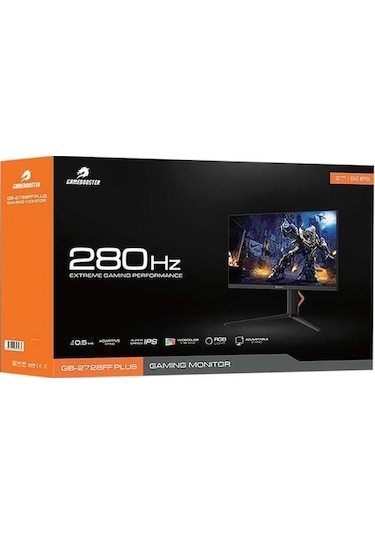 GameBooster GB-2728FF Plus 27" 280 Hz 0.5 MS HDMI DP FreeSync FHD SS IPS Gaming Monitör