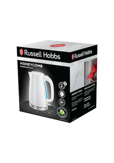 Russell Hobbs 26050-70 Honeycomb 1.7 Lt 2400 W Beyaz Su Isıtıcısı