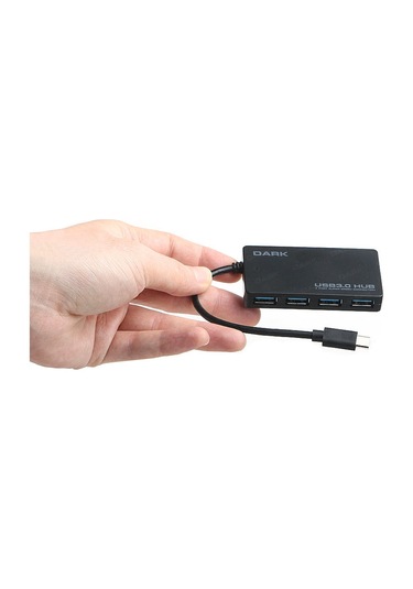 Dark Connect Master 4 Port USB Type-C Hub U31X4