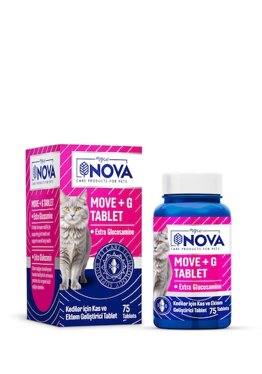 Nova Premium Move +g Glucosamine 75 Tablet Kedi Vitamini