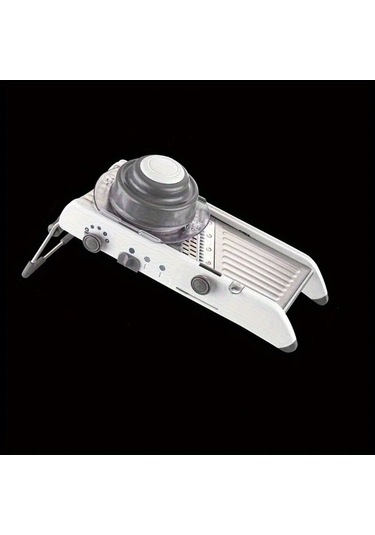 Dashanshop Beyaz 1 Takım Manuel Sebze Dilimleyici Paslanmaz Celik Ayarlanabilir Kalinlik Ergonomik Sap Beyaz