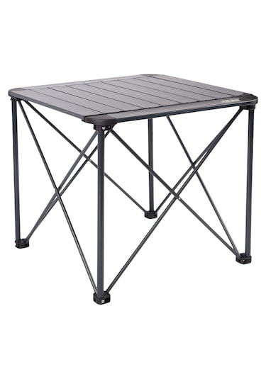 Titanium Katlanabilir Alüminyum Kamp Ve Piknik Masası - Küçük Siyah