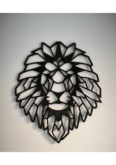 Dekoratif Aslan Model Duvar Dekoru - Aslan Kafası Duvar Süsü