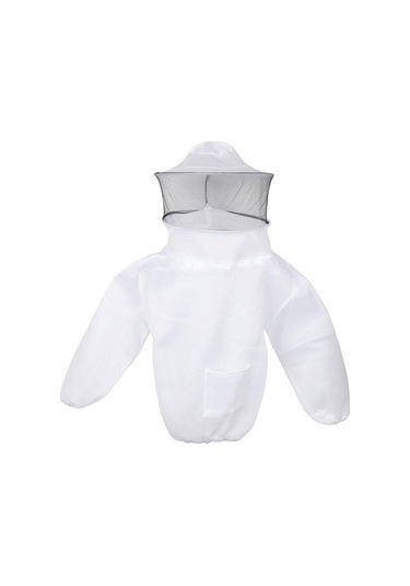 Trendooze Rahat Örtüsü Malzemeleri Hava Çit Ceket Beyaz Arıcılık Arıcılık Açık Mg