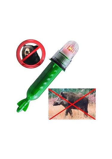 Domuz Kovucu Fener Çakarlı Ağ Lambası Siyah