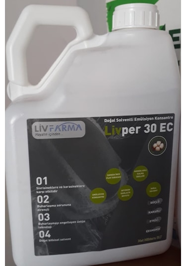 Liv Farma Livper 30 EC Doğal Solventli Emilsüyon Konsantre 5 L