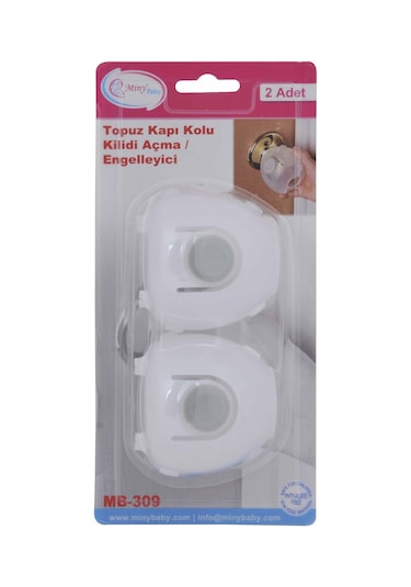 Miny Baby Topuz Kapı Kolu Açma  Engelleyici Çok Renkli