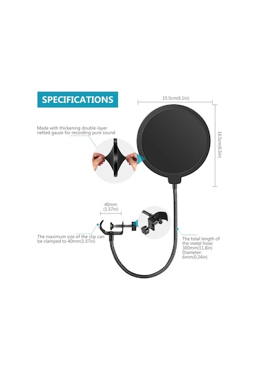 Camten Aa-06 Mikrofon Pop Filter