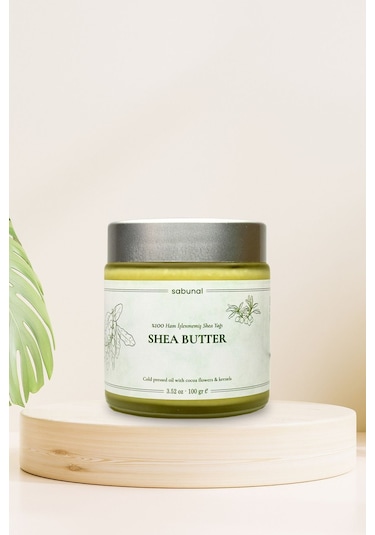 Sabunal Shea Yağı - Soğuk Sıkım Ham Işlenmemiş Raw Virgin Shea Butter 100 G