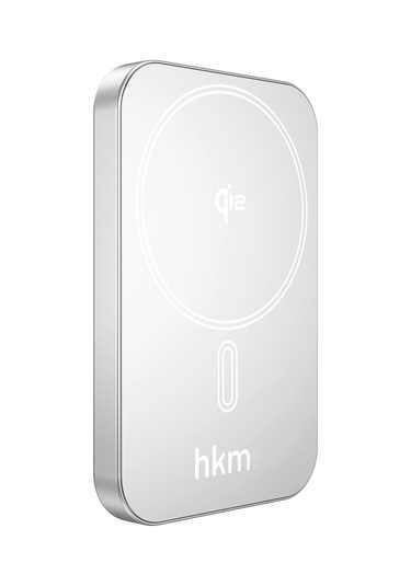 Mag Q-Elite Wireless 5.000 Mah 20W Qi2 Magsafe Uyumlu Manyetik Kablosuz Ince Powerbank Gümüş Renk