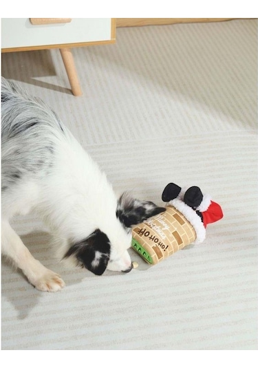M-pets Christmas Sürpriz Ödül Hazneli Peluş Köpek Oyuncağı
