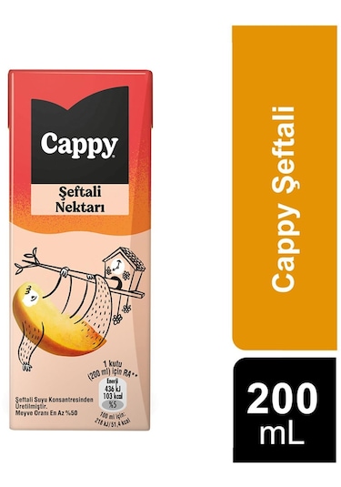 Cappy Şeftali Nektarı 200 Ml X 27 Adet
