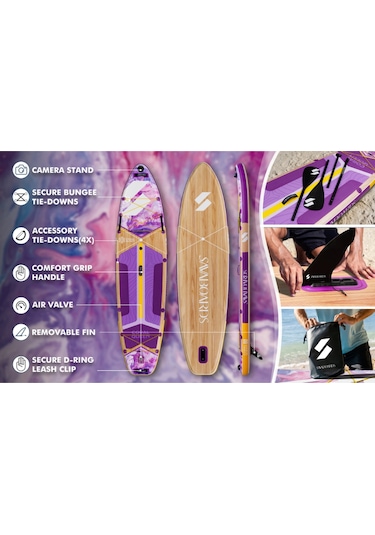 Coral Queen Ultra Stabil Şişme Paddle Board Sup Seti 351x89x15 Cm