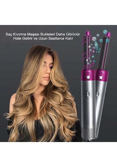 5 İn1 Çok Fonksiyonlu Saç Şekillendirici