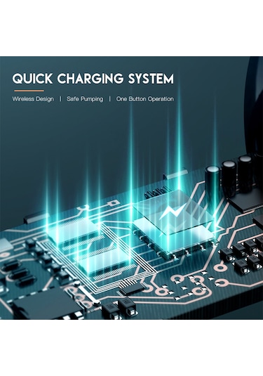 Xindoker Kablosuz 50w Hızlı Şarjlı Elektrikli Hava Pompa - 3x3000mah Li-pil, Pvc Malzeme, Havuz Uyumlu Sadece Bu Link Havuzları İçin