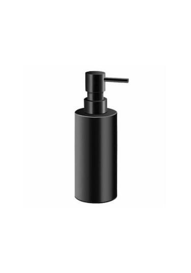Sıvı Sabunluk, Kare, Tezgah Üstü, 500ml - Mat Siyah Mat Siyah