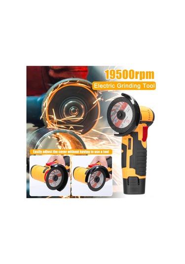 Mufunye 12v 19500 Rpm Şarjlı Mini Taşlama Makinesi - Kesme, Parlatma Ve Taşlama İçin Çok Fonksiyonlu El Aleti