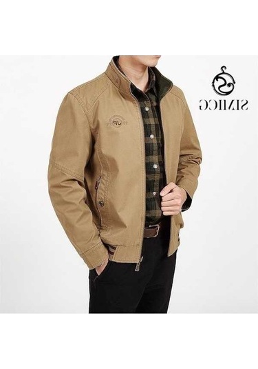 Yingfu Pasifix Erkek Ceket 001, Düğme Detaylı Yeşil - Haki