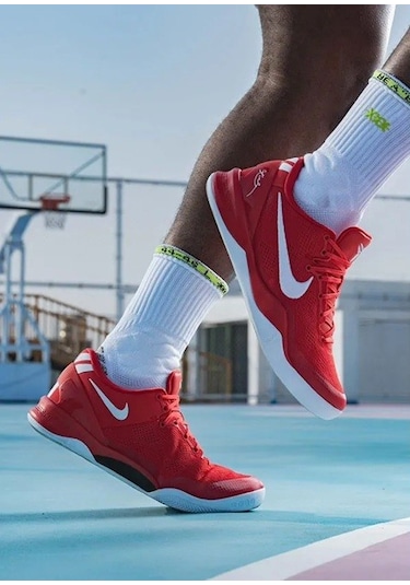 Nike Kobe 8 Protro 'university Red' Lımıted Edıtıon Kırmızı - Beyaz