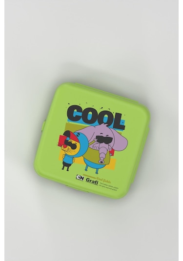 Renga Leya Kral Şakir Desenli 1000 Ml Çocuk Beslenme Kabı Ve 500 Ml Suluk Seti 222051 Yeşil Yeşil