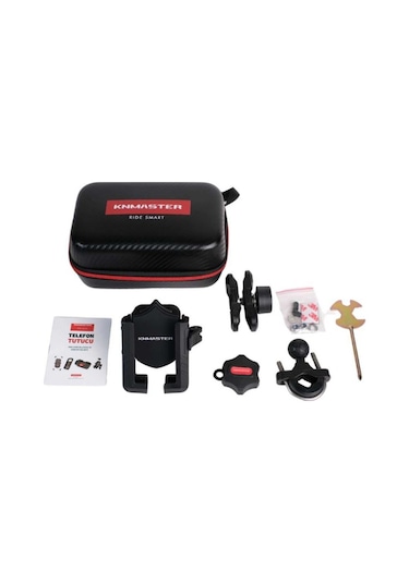 Knmaster Tt-150 Titreşim Engelleyici Telefon Tutucu - 9048129172704 Gri - Siyah
