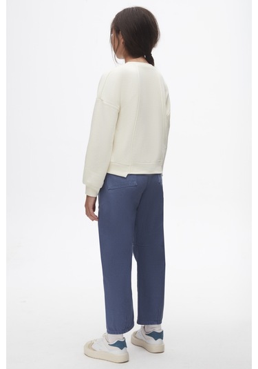 Nk Kids Love 37303 Kız Çocuk Sweatshirt Ekru