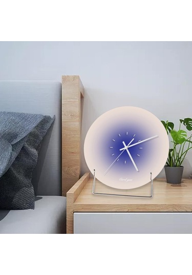 Homyl Duvar Saati Dekoratif Saat Geçmiyor Sessiz Minimalist Masa Stil B