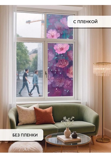 Wall Stıckers Kendiliğinden Yapışan Desenli Güneş Korumalı Pencere Filmi 464937571