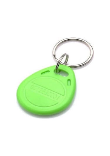 Manyetik Anahtarlık Rfid Keyfob Göstergeç Tag Yeşil - 25 Adet