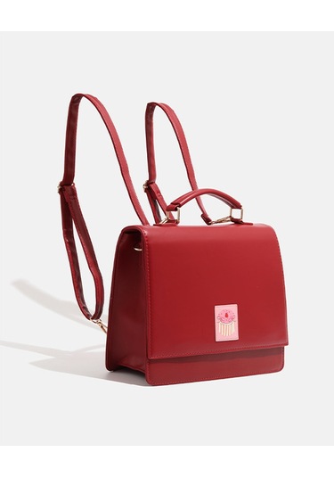 Charhp&kejnt Resmi Otantik Kolej Tarzı Sırt Çantası 2024 Yeni Çok İşlevli İşe Gidip Gelme Çantası Omuz Çantası Kirmizi