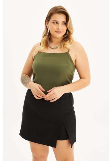 İp Askılı Gipeli Top - Haki