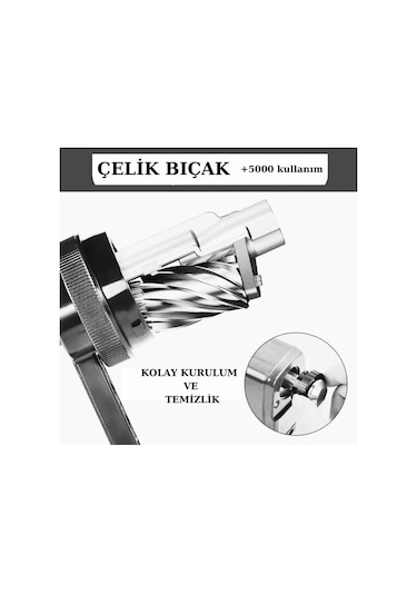 Mas 6732 Masa Tipi Büyük Kollu Kalemtraş - Mavi