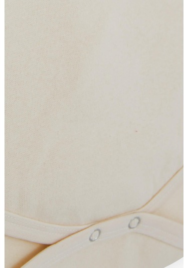 Breeze Erkek Bebek Çıtçıtlı Zıbın Body Maymuncuk Baskılı 9 Ay-3 Yaş, Krem