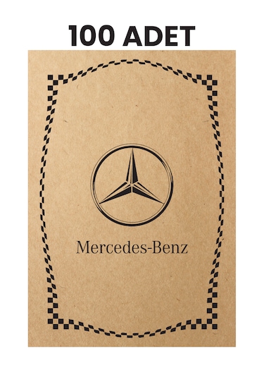 Kraft 120gr Mercedes Oto Paspas Kağıdı 100 Adet - 35x50cm - Kalın