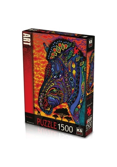 Ks Games 1500 Parça Puzzle Zebra