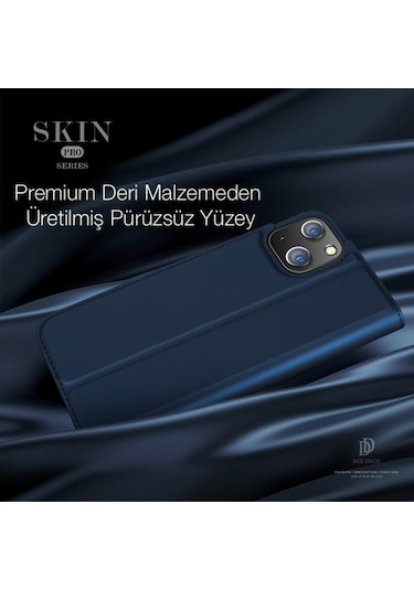 Dux Ducis Iphone 14-13 6.1Inç Kilif Kapakli Flip Cover Kilif Ski 225370155 - Renk / Rose Gold