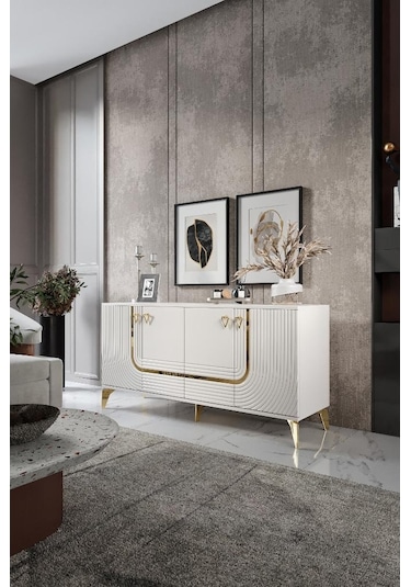 Art Konsol Mdf Mebran Kapak Ekru