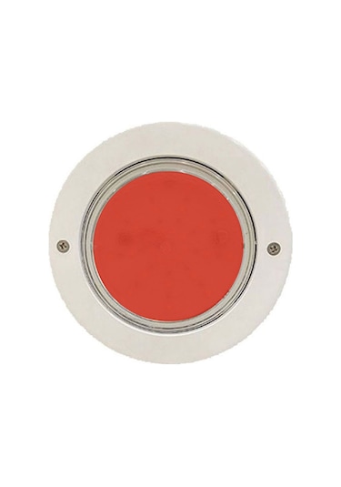 Mini Slim Flat Sıva Üstü Ledli Havuz Armatür 20 Watt Kırmızı Işık
