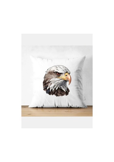 Kartal Model Kırlent Kılıfı - Kartal Yastık Kılıfı Renkli