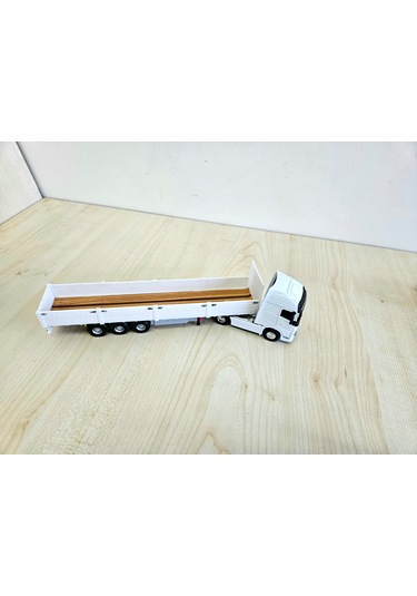 1/64 Ölçek Volvo Fh4 Sal Dorseli Tır Maketi 25 Cm Boy